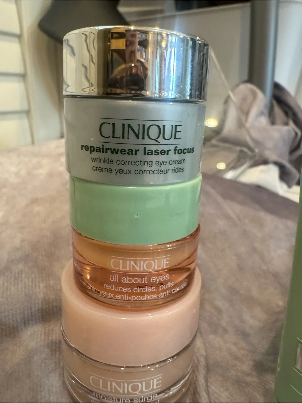 Clinique  Skincare Trio-SPF 40 Super City Block & Foaming Facial laser focus Lot